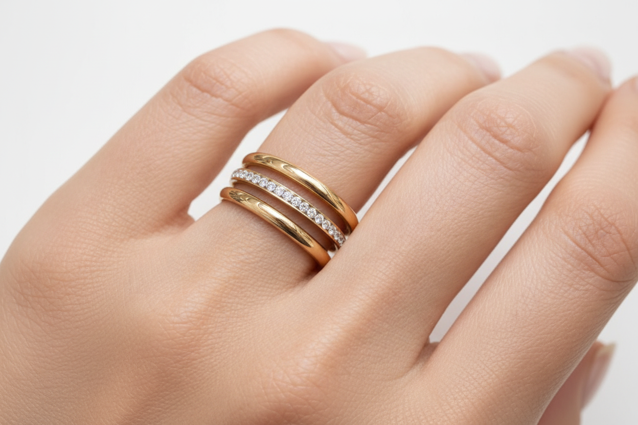 Three layer Ring