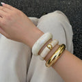 Marble Gold Bangle