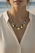 Noir Fleur Necklace