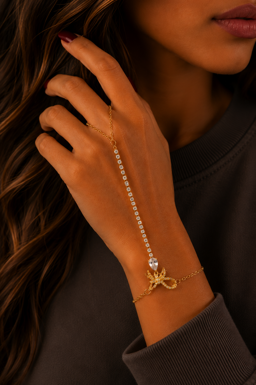 Bow Hand Chain