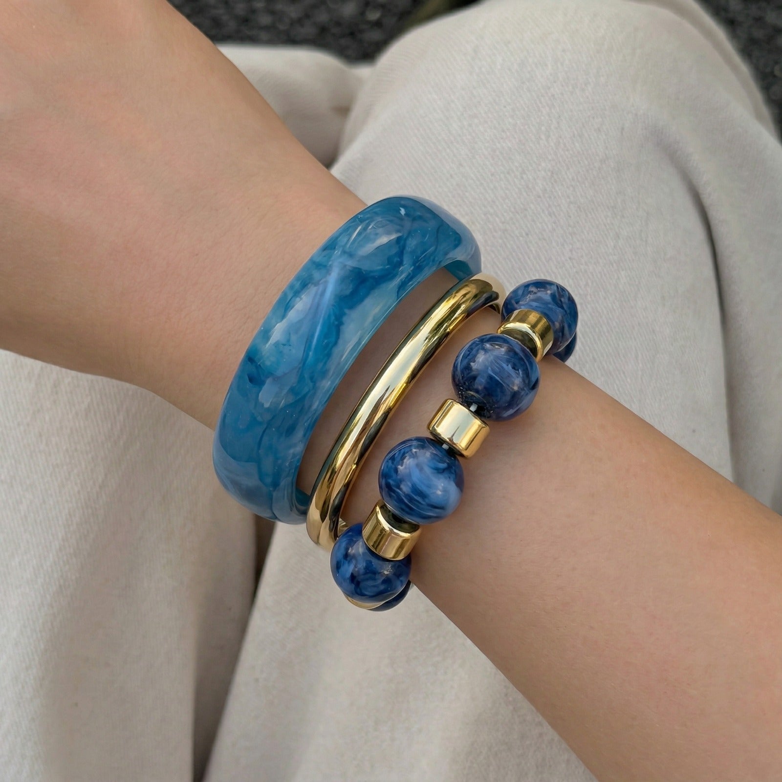 Ocean Ember Bangles