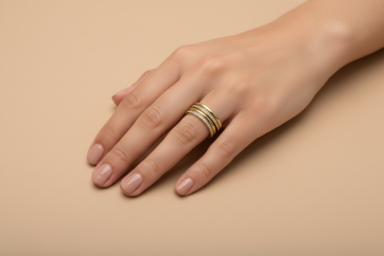 Four layers ring