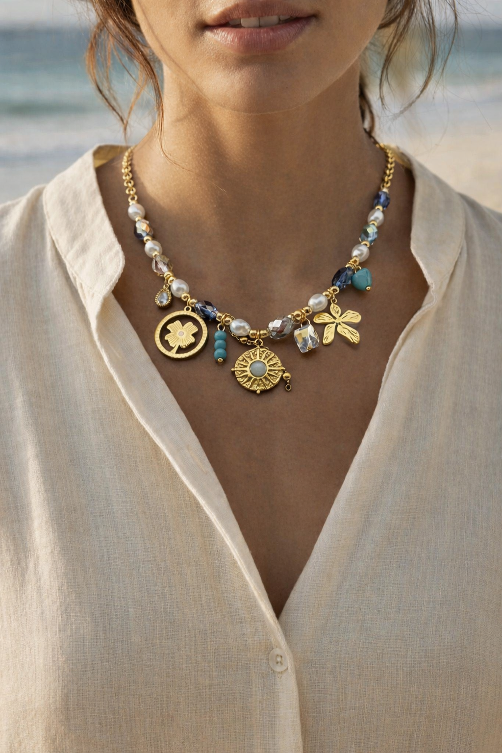 Ocean Petals Necklace