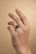 Sapphire Eclipse Ring