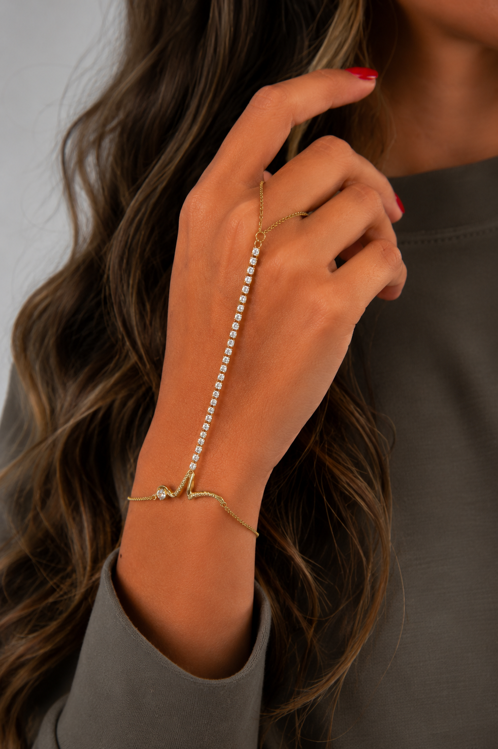 Heartbeat Tennis Hand Chain